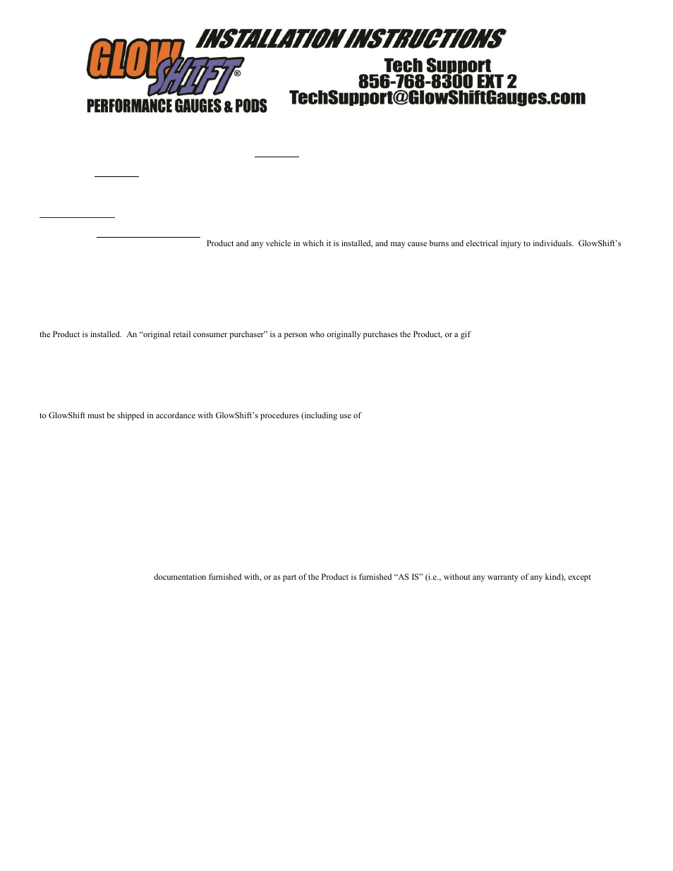 GlowShift Boost & Oil Pressure Combo Gauge User Manual | Page 3 / 3