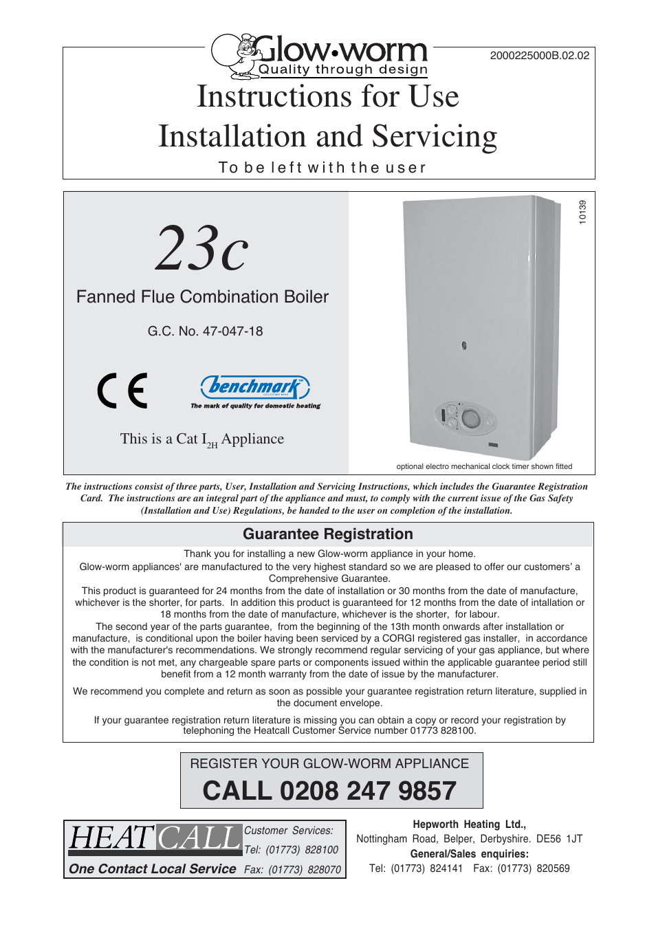 Glow-worm 23c User Manual | 44 pages