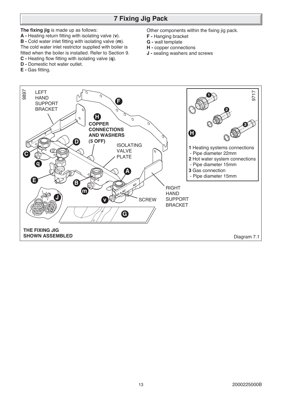 7 fixing jig pack | Glow-worm 23c User Manual | Page 13 / 44