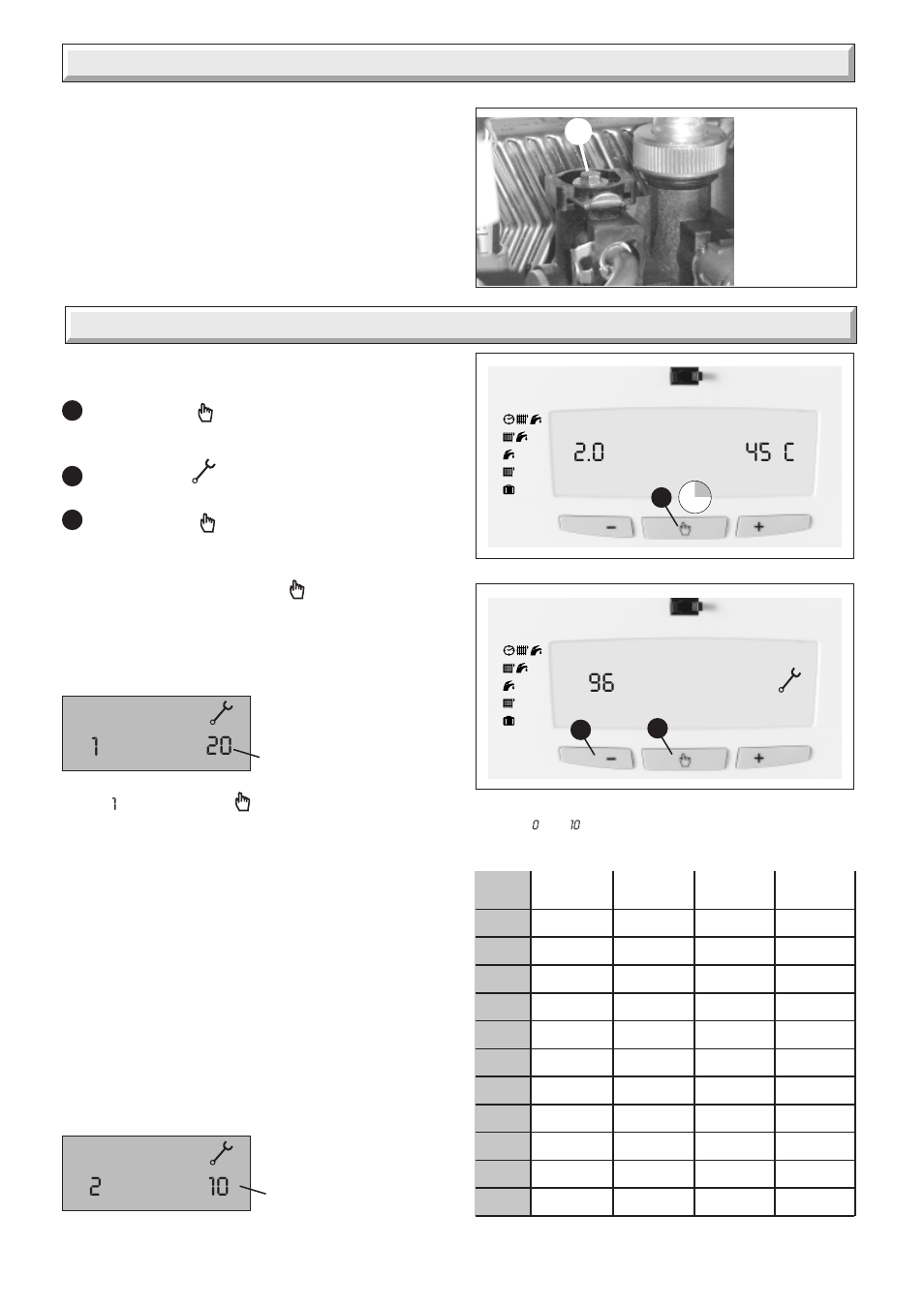 45 ° c, 14 commissioning, 15 boiler settings | Glow-worm 30ci Plus User Manual | Page 30 / 56