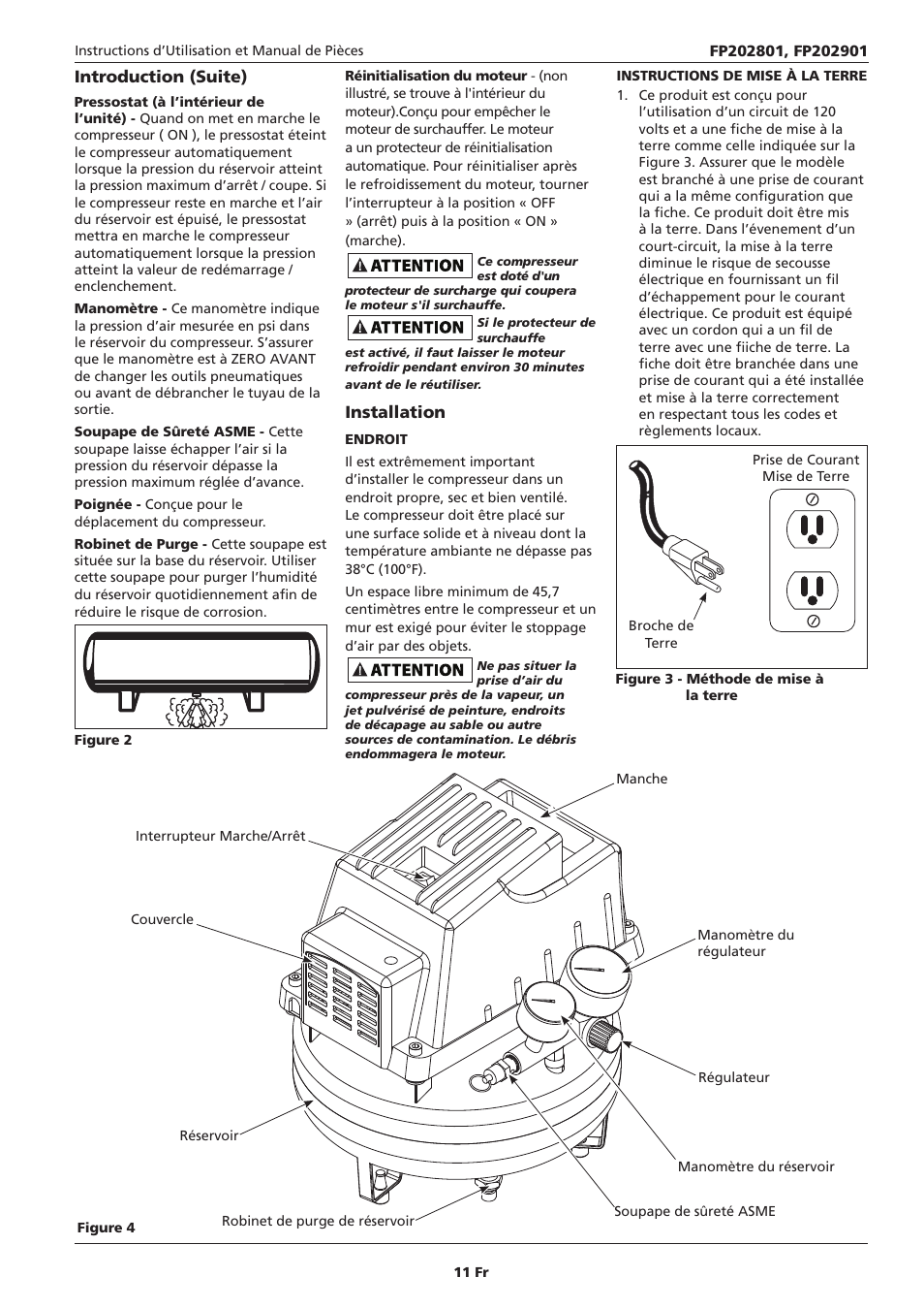 Introduction (suite), Installation | Campbell Hausfeld IN614207AV User Manual | Page 11 / 24