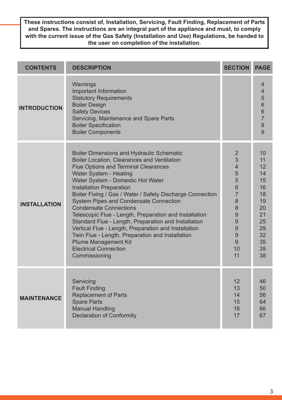 Glow-worm Betacom C User Manual | Page 3 / 68