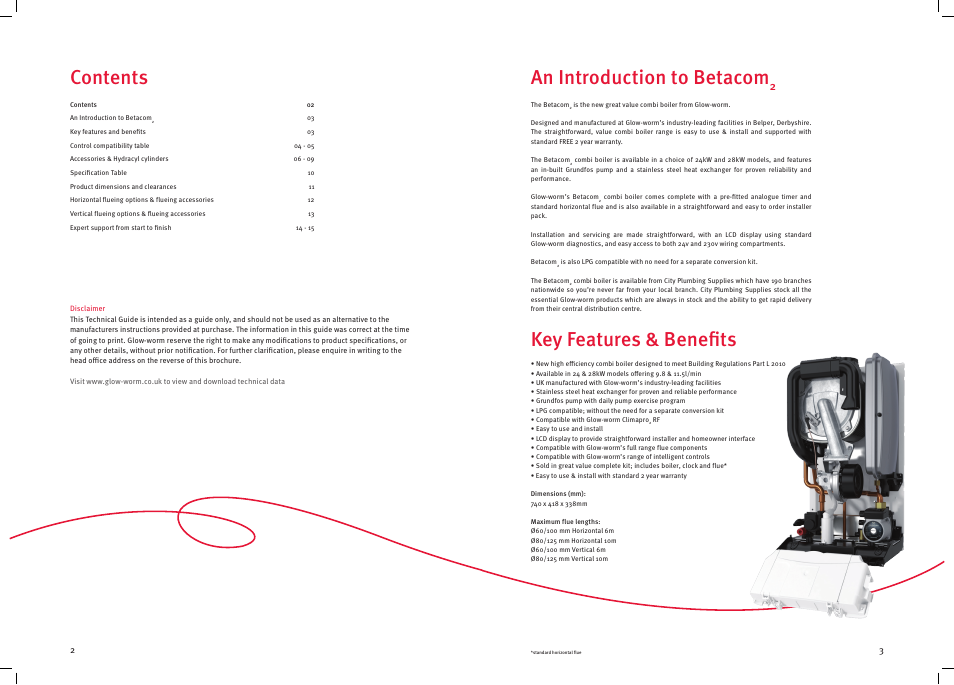 Glow-worm Betacom2 User Manual | Page 2 / 8