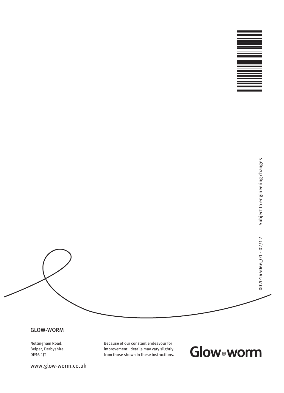Glow-worm Betacom2 User Manual | Page 20 / 20