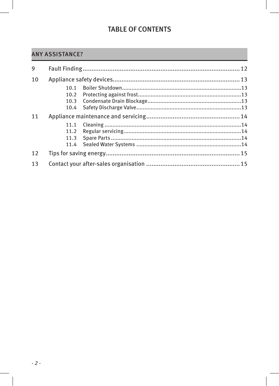 Glow-worm Betacom2 User Manual | Page 4 / 20