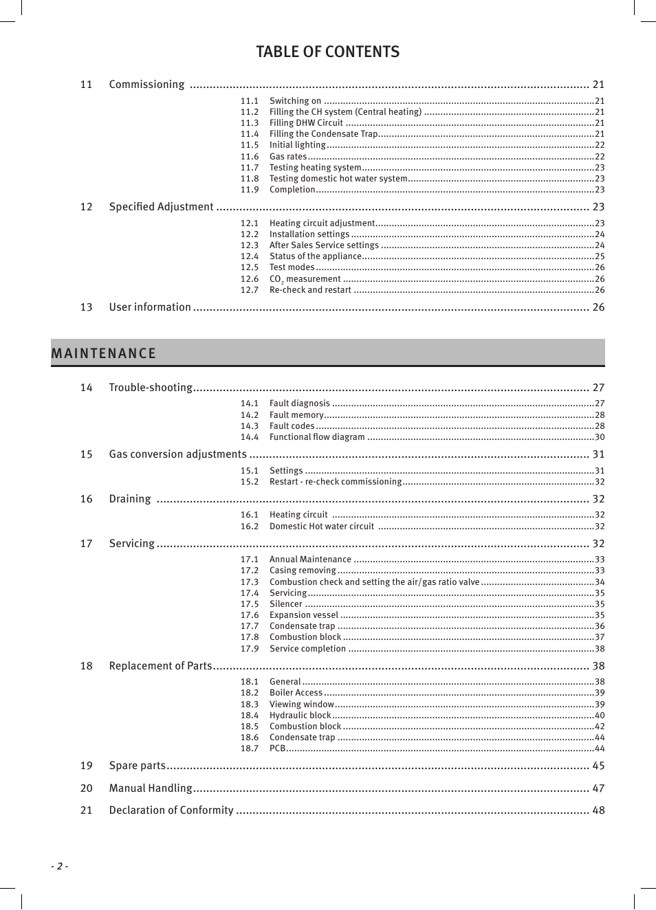 Glow-worm Betacom2 User Manual | Page 4 / 56