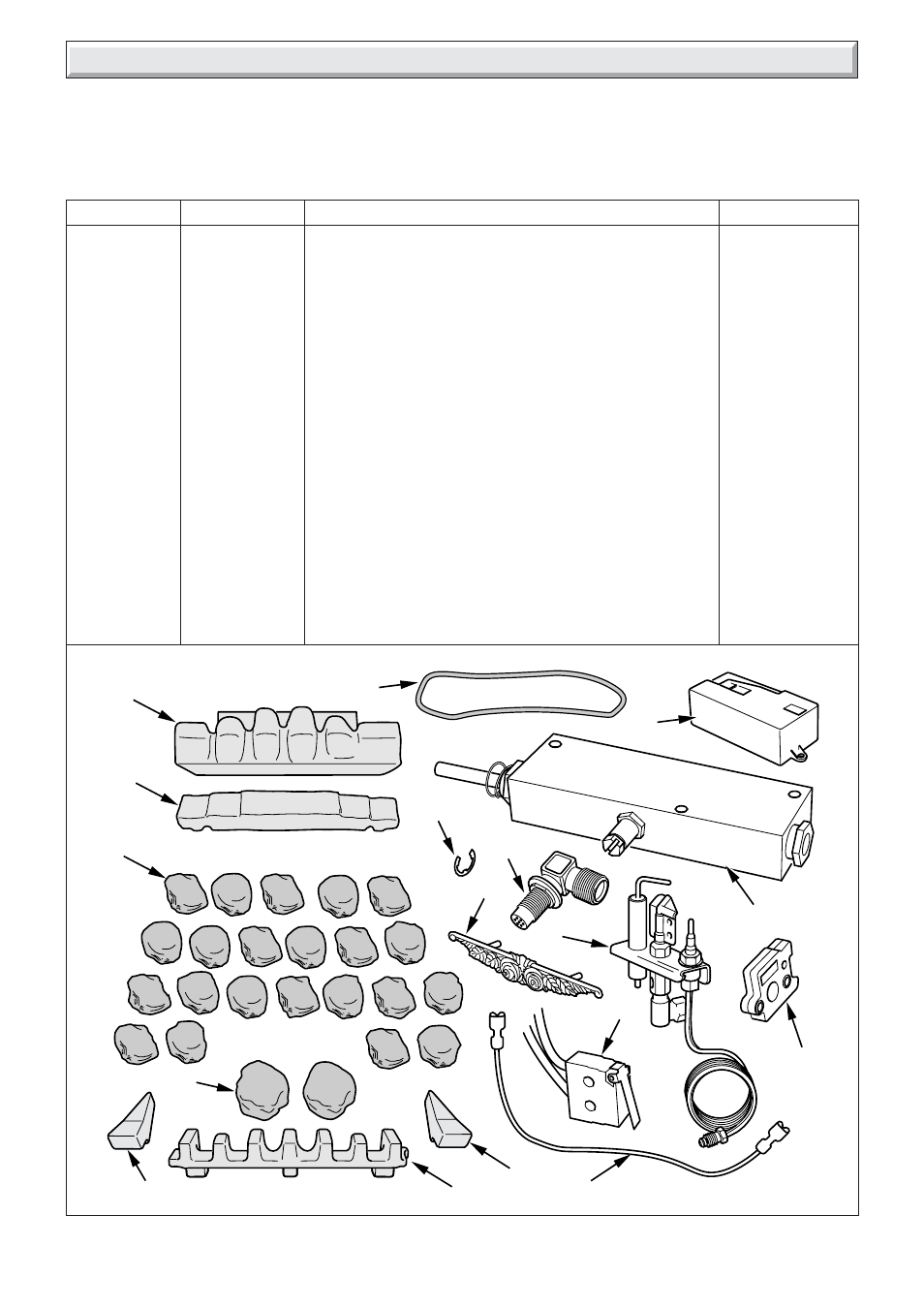 9 spare parts | Glow-worm Chatsworth 4 User Manual | Page 23 / 24