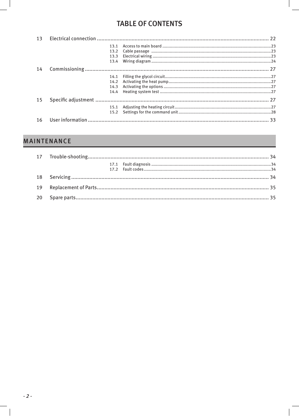 Glow-worm Clearly Heat Pumps Envirosorb2 User Manual | Page 4 / 44