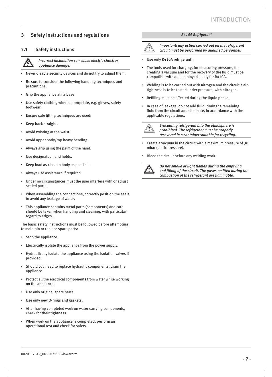 Introduction | Glow-worm Clearly Heat Pumps Envirosorb2 User Manual | Page 9 / 44