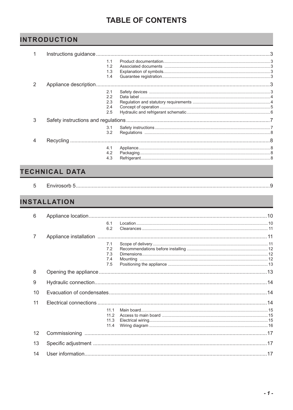 Glow-worm Clearly Heat Pumps 5kW User Manual | Page 3 / 28