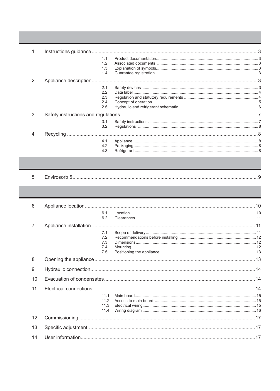 Glow-worm Clearly Heat Pump 5 kW User Manual | Page 3 / 32