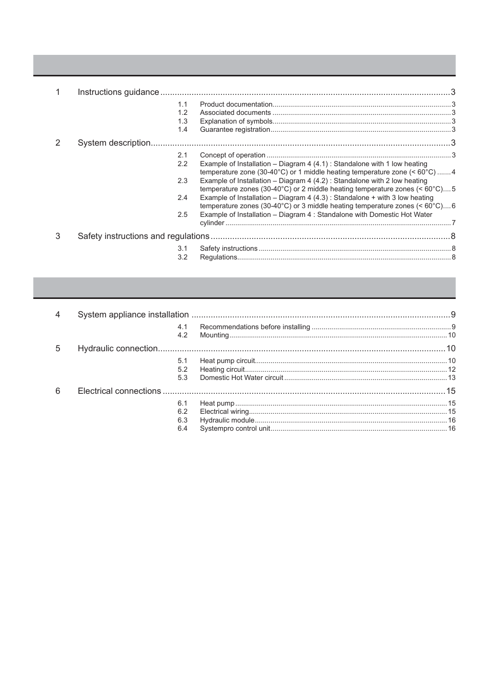Glow-worm Clearly Heat Pumps - Standalone Module System User Manual | Page 3 / 40
