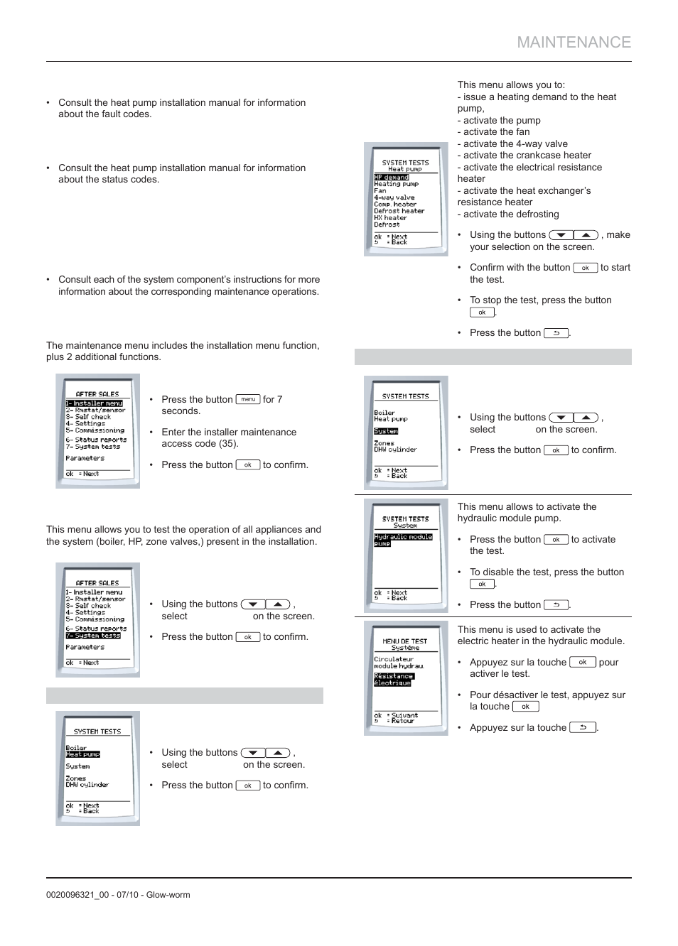 Maintenance, 14 servicing | Glow-worm Clearly Heat Pumps - Standalone Module System User Manual | Page 35 / 40