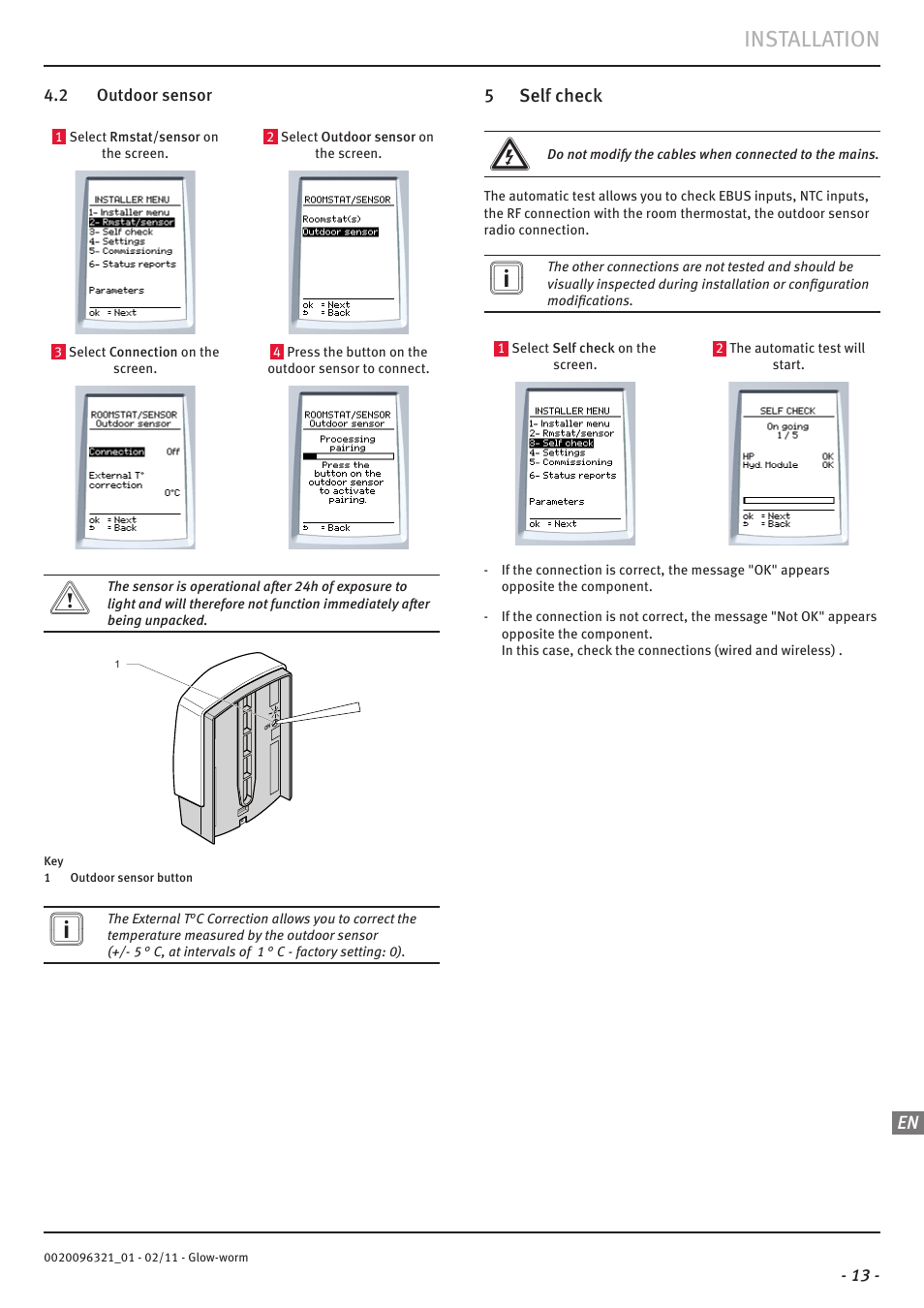 Installation | Glow-worm Clearly Heat Pumps - Standalone System User Manual | Page 15 / 28