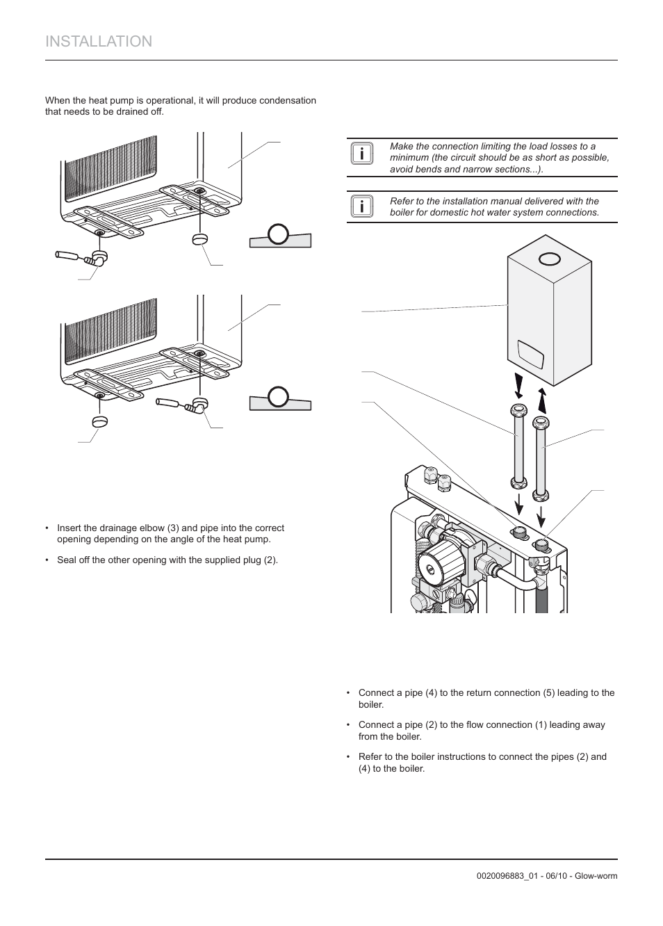 Installation | Glow-worm Clearly Hybrid - Compact System User Manual | Page 12 / 36