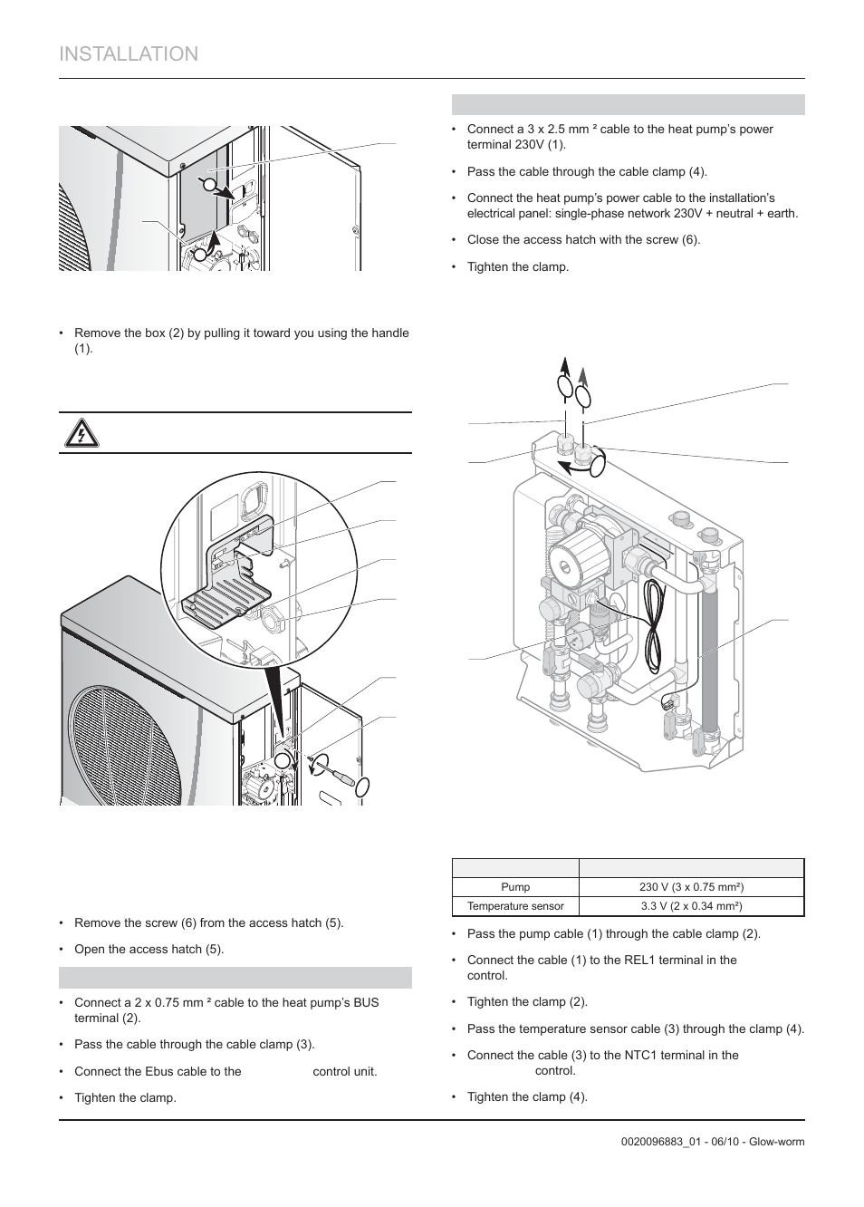 Installation | Glow-worm Clearly Hybrid - Compact System User Manual | Page 14 / 36