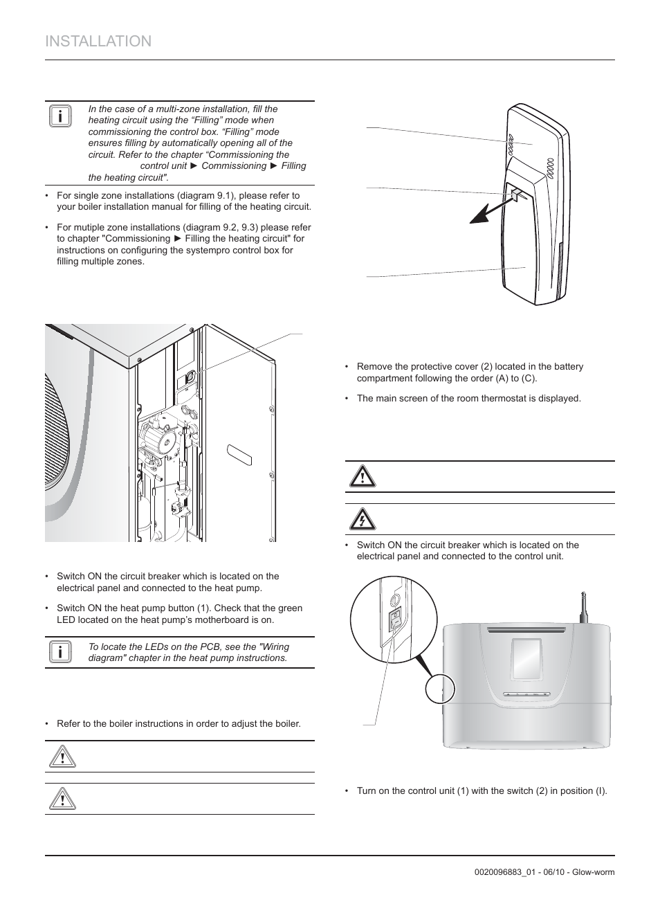 Installation | Glow-worm Clearly Hybrid - Compact System User Manual | Page 18 / 36