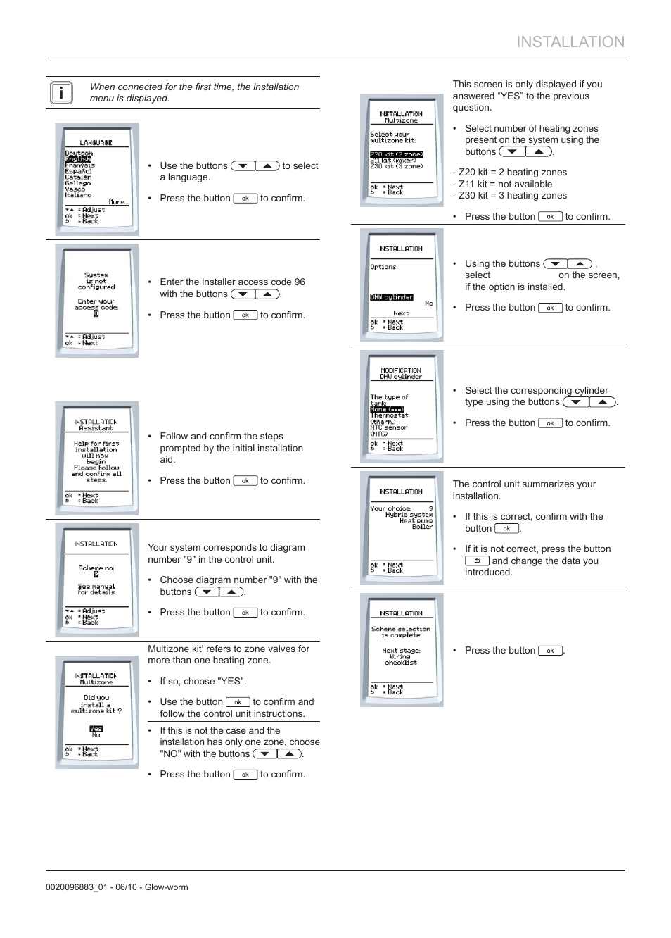 Installation | Glow-worm Clearly Hybrid - Compact System User Manual | Page 19 / 36