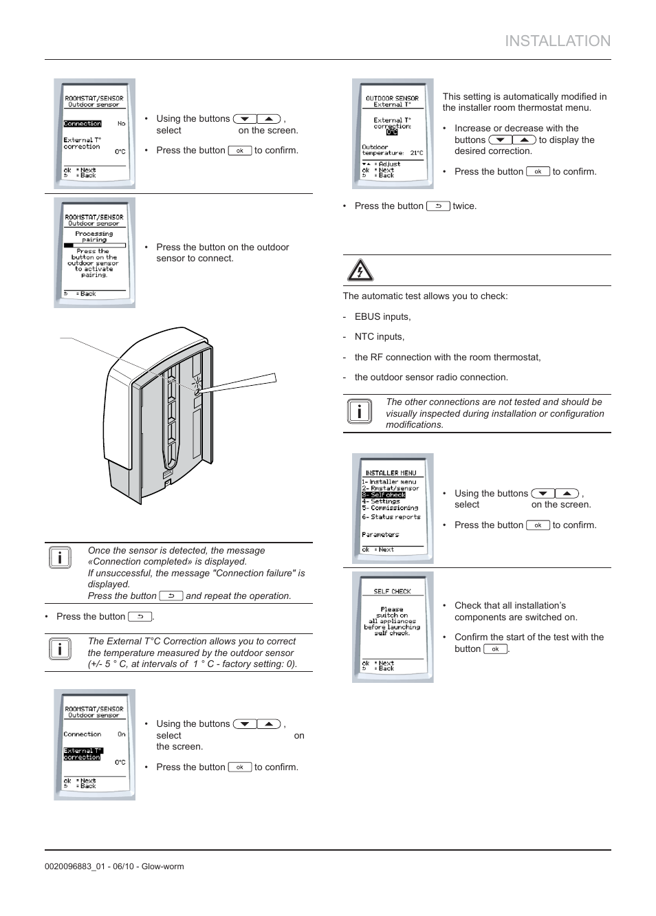 Installation | Glow-worm Clearly Hybrid - Compact System User Manual | Page 21 / 36