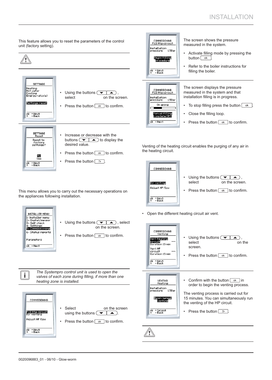 Installation | Glow-worm Clearly Hybrid - Compact System User Manual | Page 25 / 36