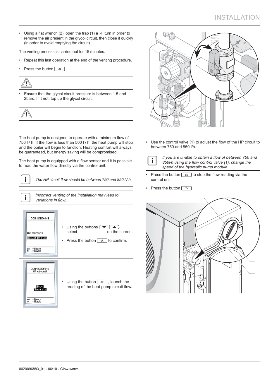 Installation | Glow-worm Clearly Hybrid - Compact System User Manual | Page 27 / 36