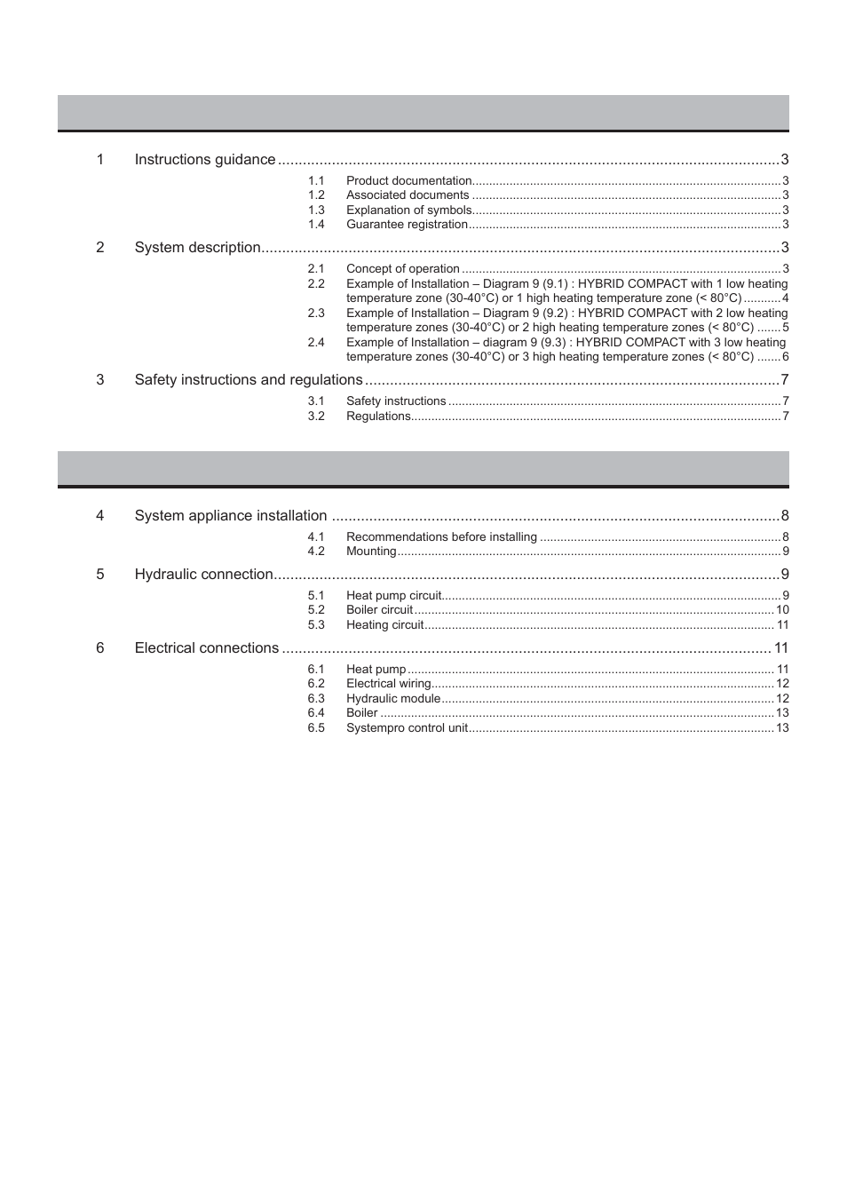 Glow-worm Clearly Hybrid - Compact System User Manual | Page 3 / 36