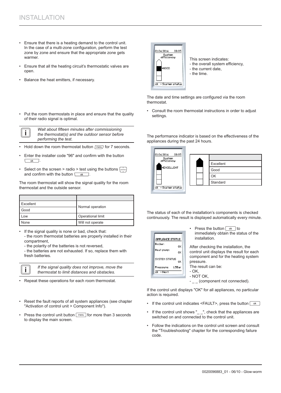 Installation | Glow-worm Clearly Hybrid - Compact System User Manual | Page 30 / 36