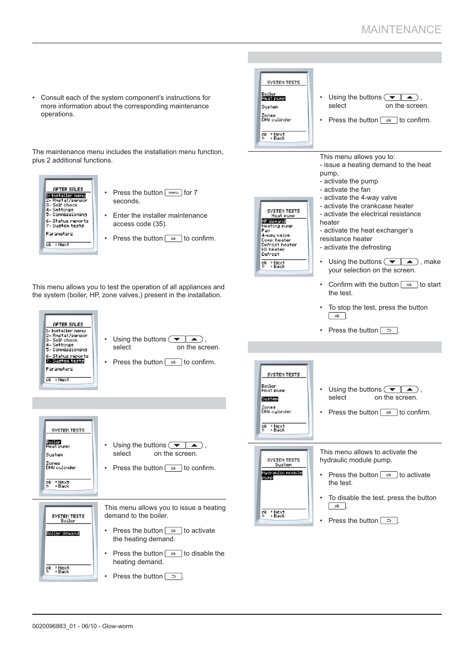 Maintenance, 16 servicing | Glow-worm Clearly Hybrid - Compact System User Manual | Page 33 / 36