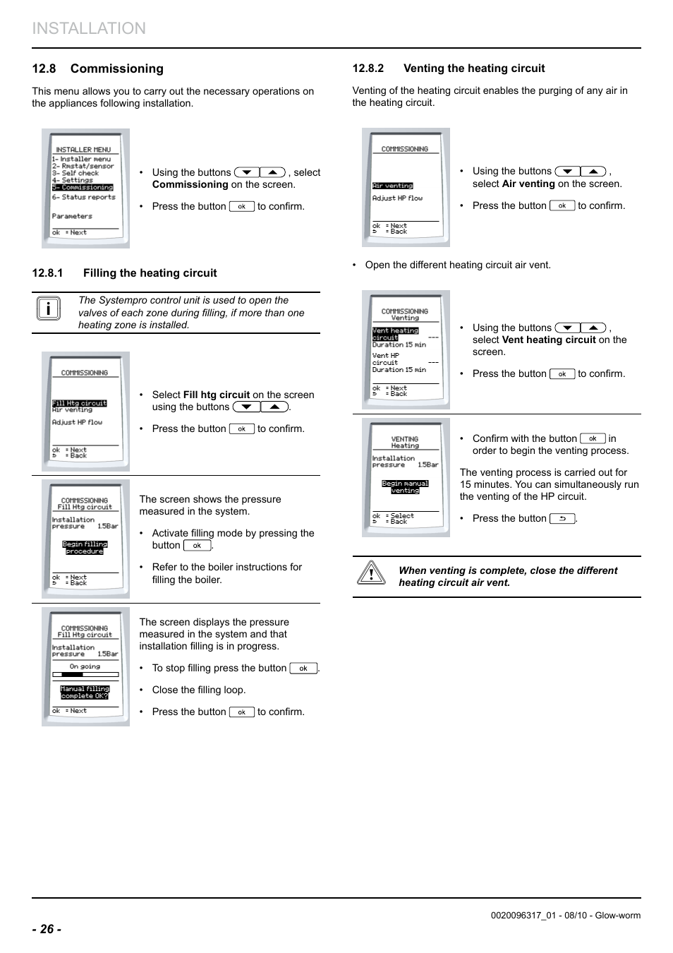 Installation | Glow-worm Clearly Hybrid - Back-up Module System User Manual | Page 28 / 40