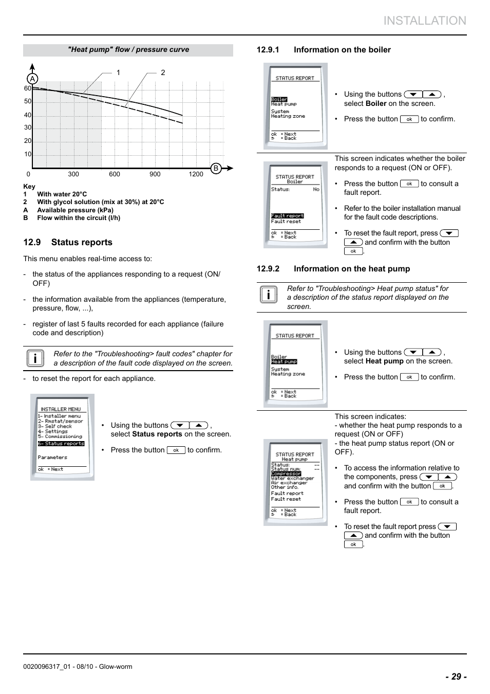 Installation | Glow-worm Clearly Hybrid - Back-up Module System User Manual | Page 31 / 40
