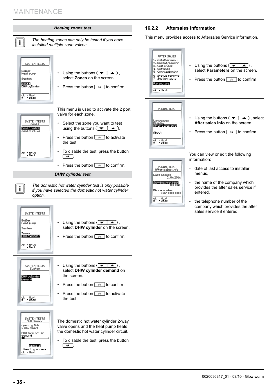 Maintenance | Glow-worm Clearly Hybrid - Back-up Module System User Manual | Page 38 / 40