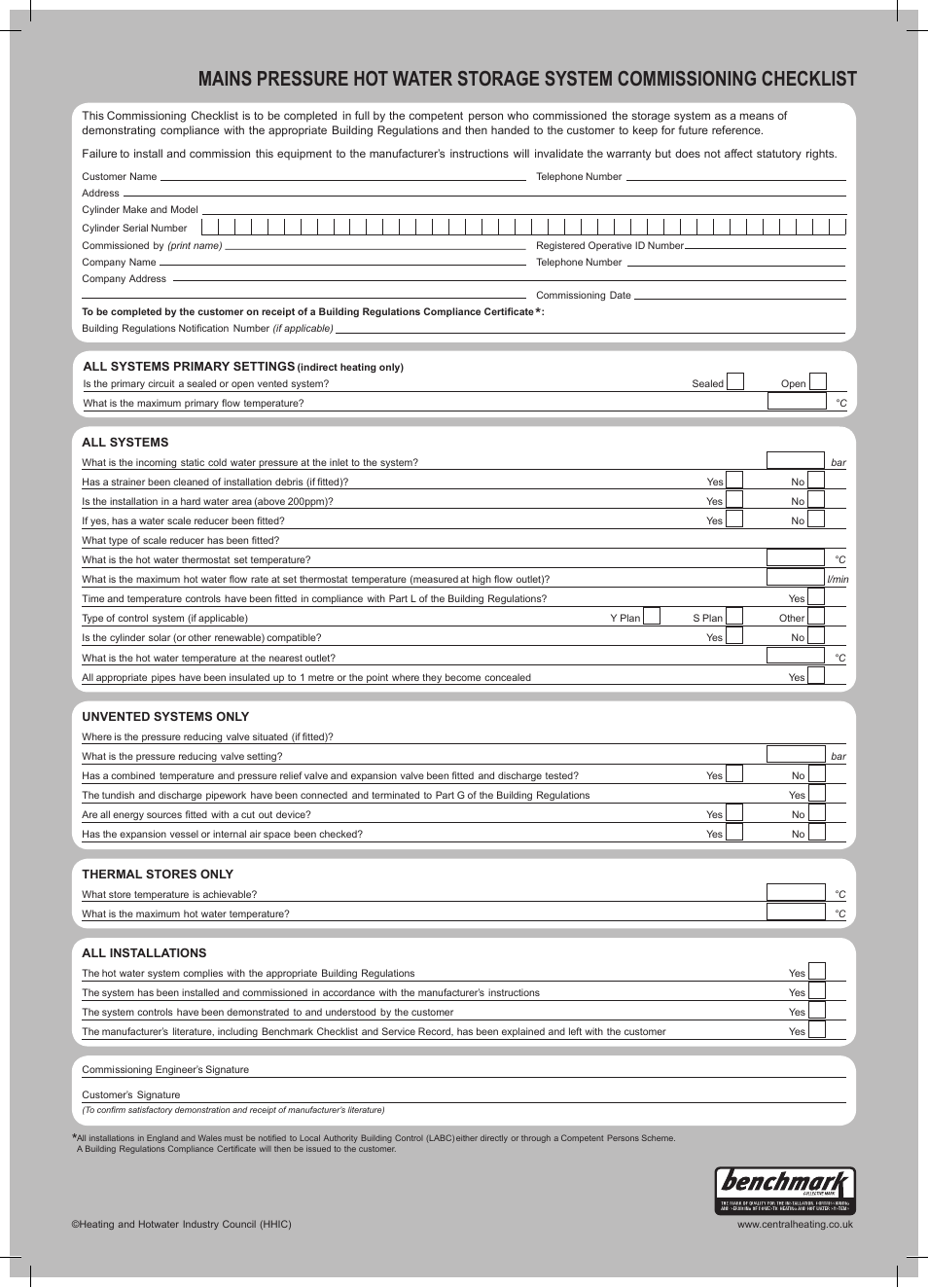 Maintenance, Service record | Glow-worm Clearly Solar Cylinders User Manual | Page 30 / 32