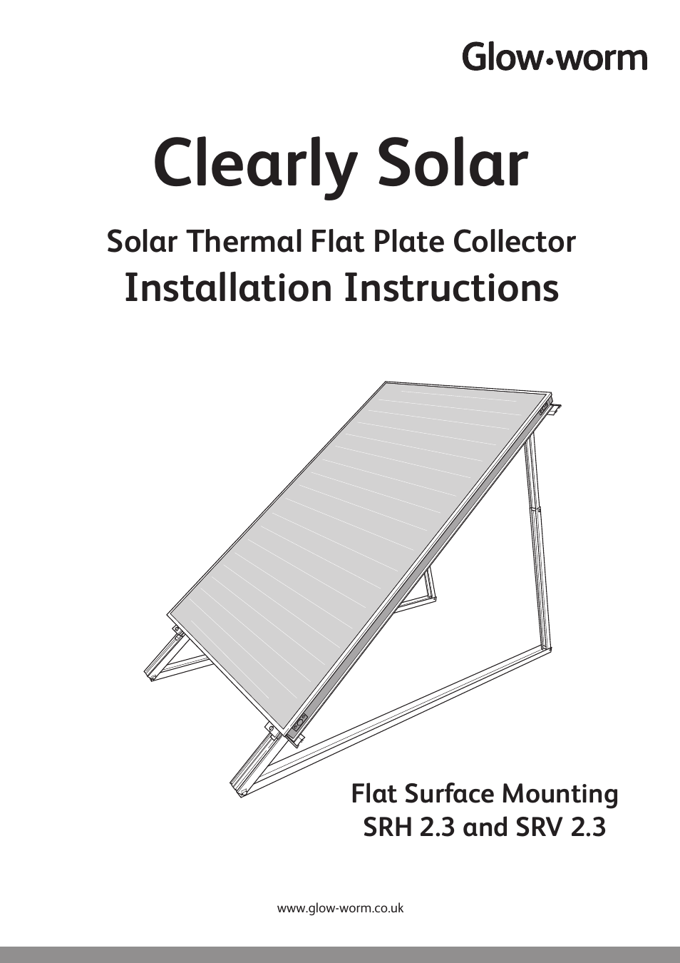Glow-worm Clearly Solar - A-Frame User Manual | 28 pages