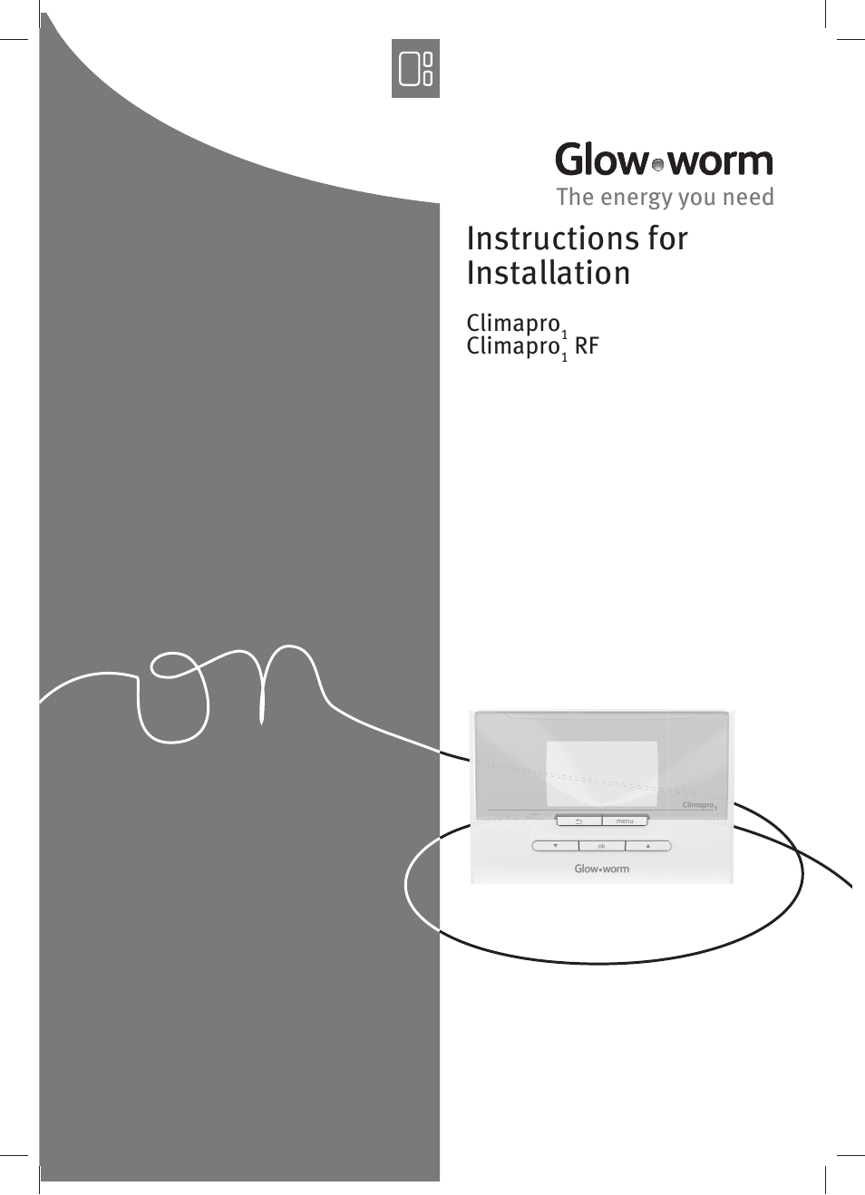 Glow-worm Climapro 1 User Manual | 12 pages