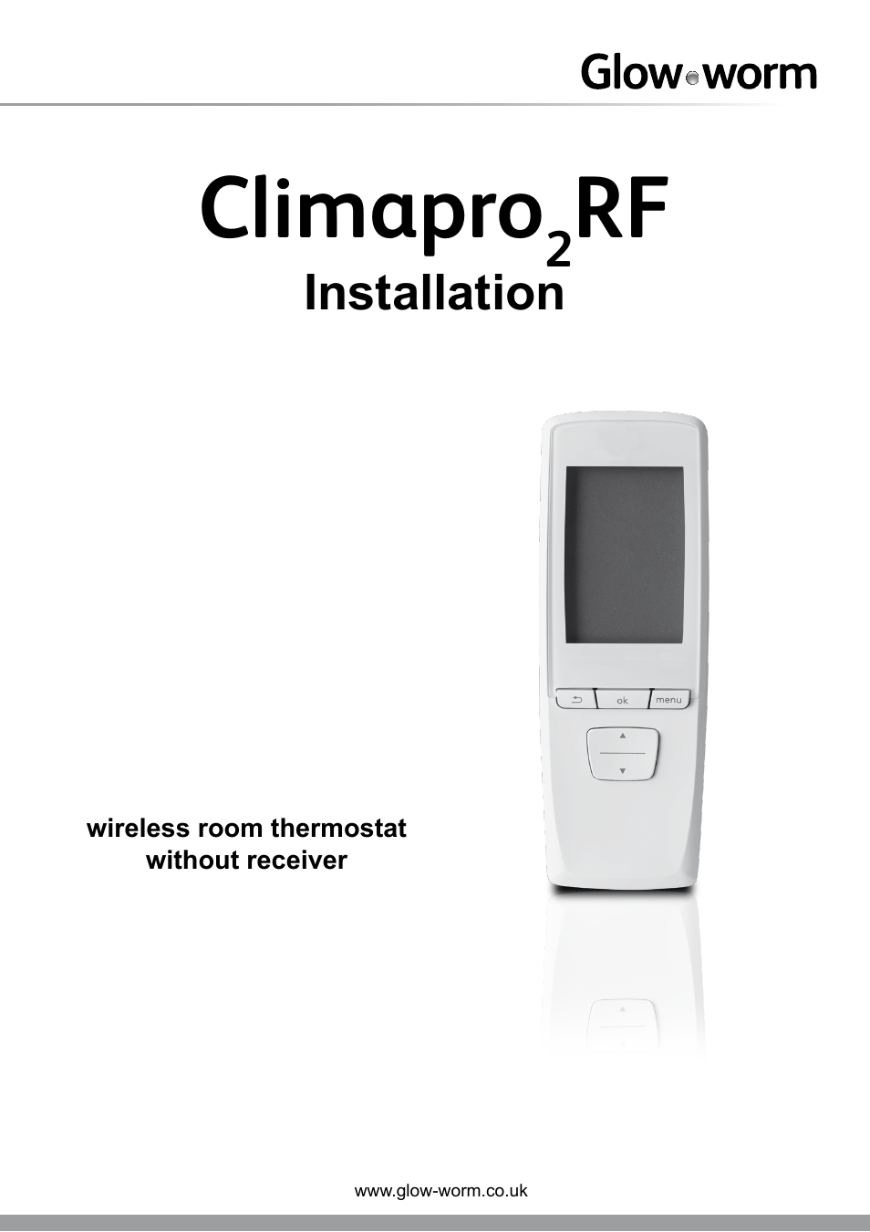 Glow-worm Climapro2 RF User Manual | 16 pages