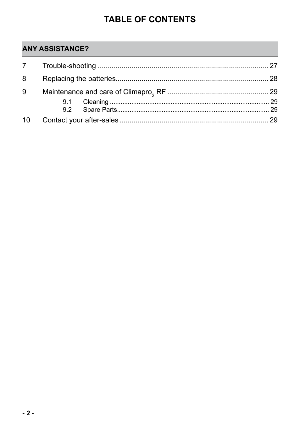 Glow-worm Climapro2 RF User Manual | Page 4 / 36