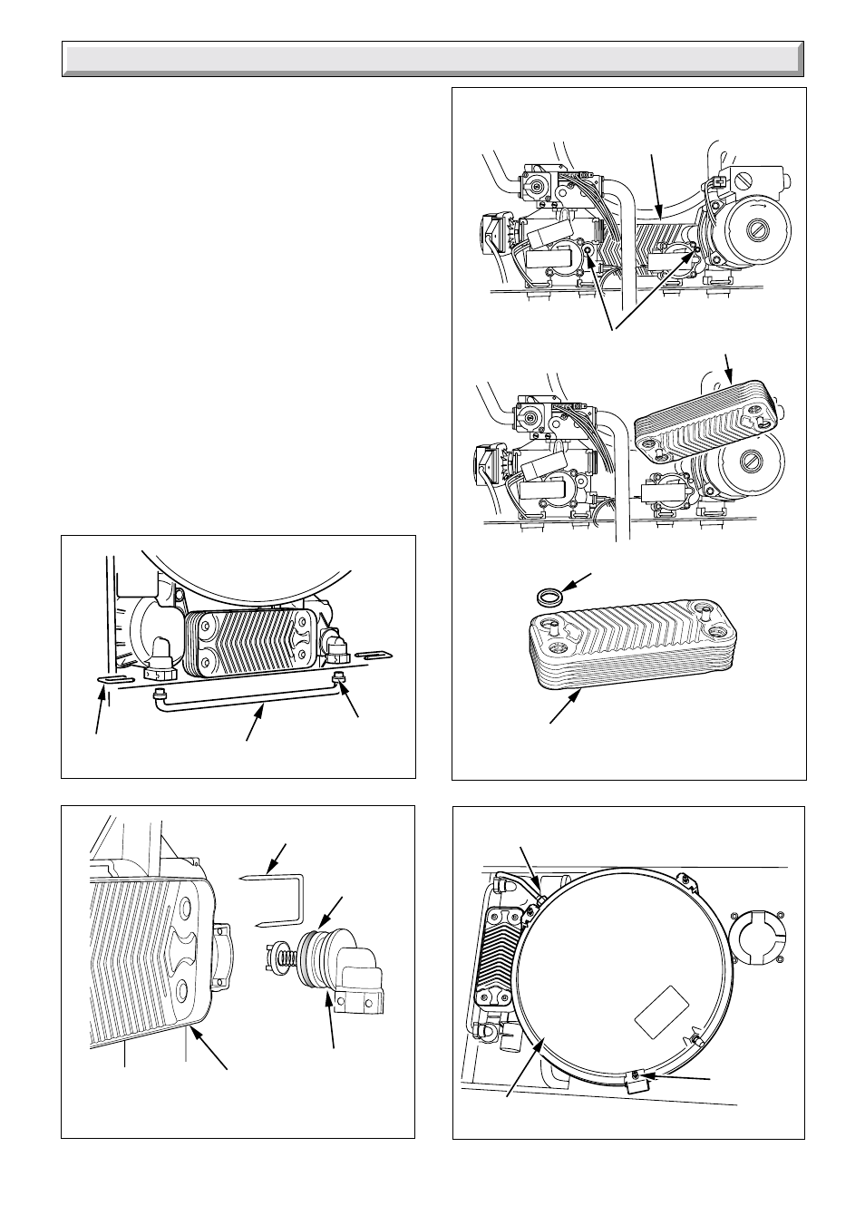 14 replacement of parts | Glow-worm Compact 100E User Manual | Page 38 / 44