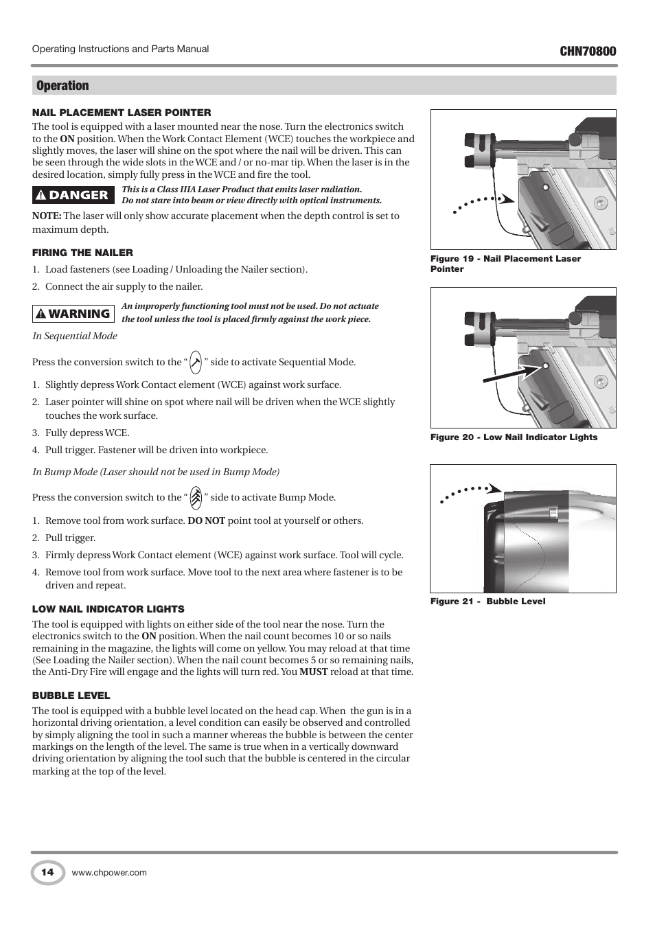 Operation | Campbell Hausfeld CHN70800 User Manual | Page 14 / 60