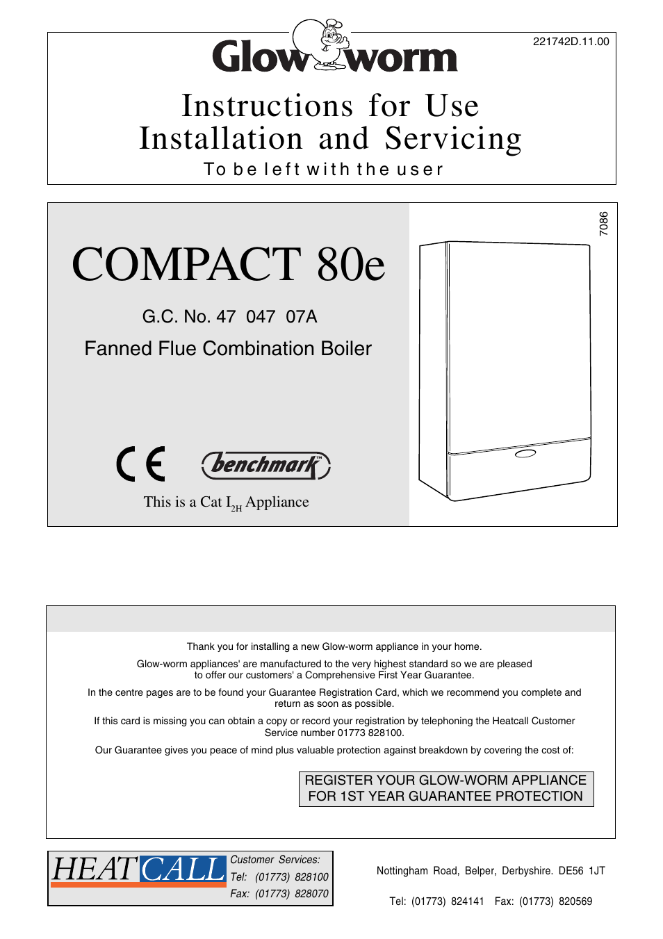 Glow-worm Compact 80E User Manual | 44 pages