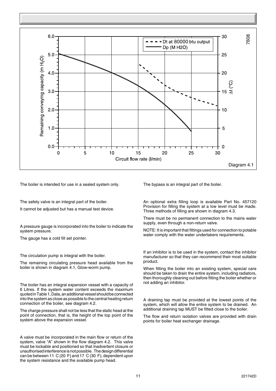4 heating system | Glow-worm Compact 80E User Manual | Page 11 / 44