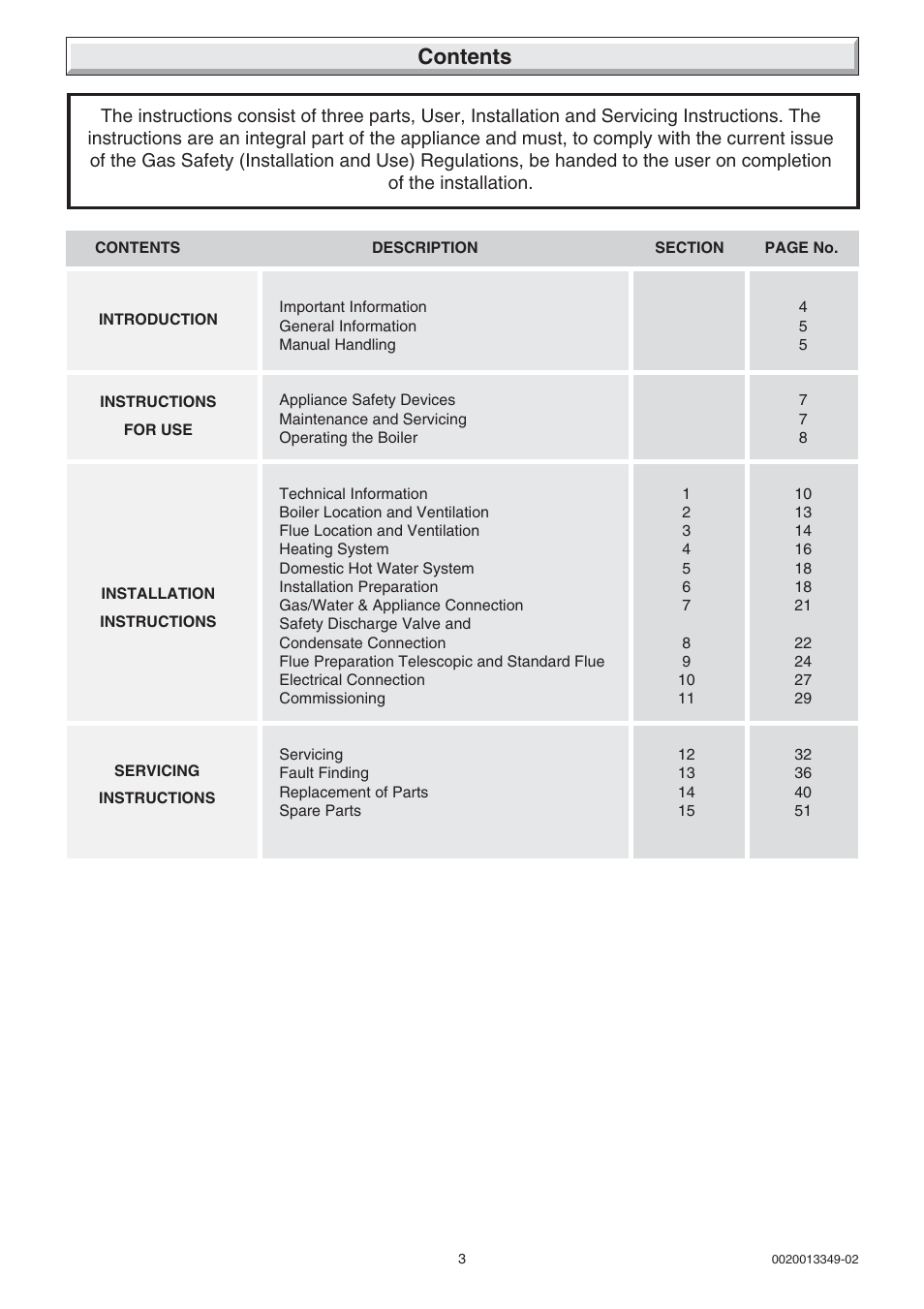 Glow-worm cxi and Gas Valve User Manual | Page 3 / 56