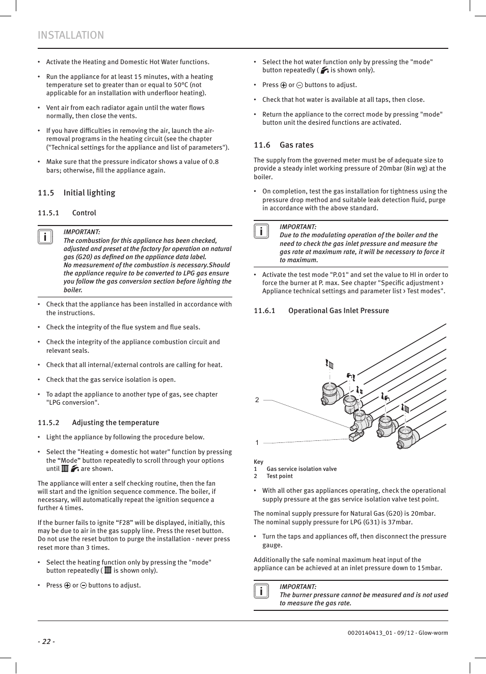 Installation | Glow-worm Easicom User Manual | Page 24 / 56