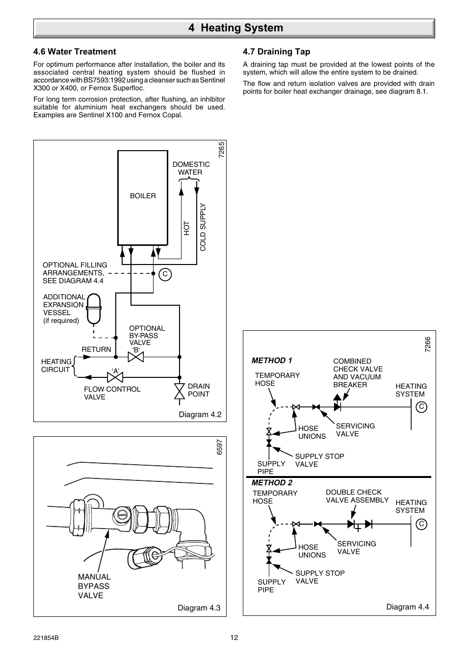 4 heating system | Glow-worm Energy Saver Combi 2 and Gas Valve User Manual | Page 12 / 40