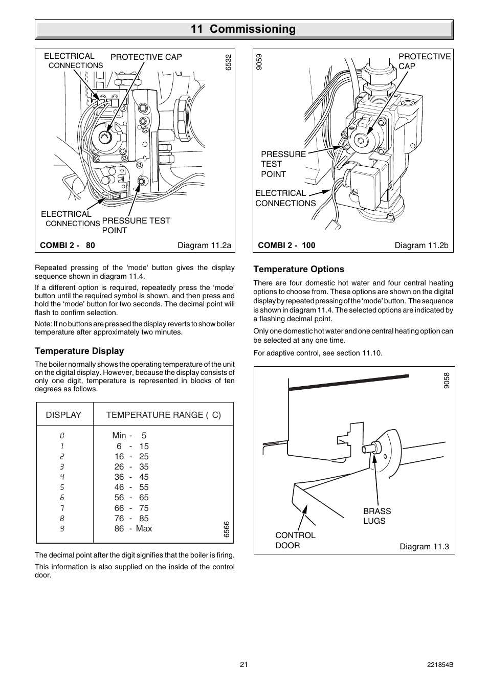 11 commissioning | Glow-worm Energy Saver Combi 2 and Gas Valve User Manual | Page 21 / 40