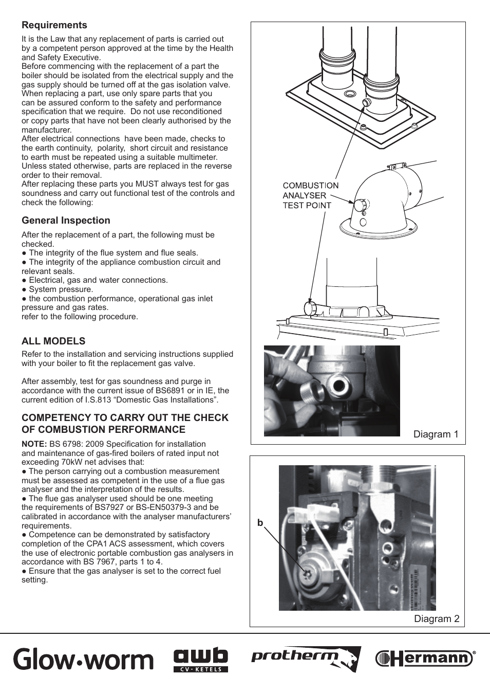 Glow-worm Energy Saver Combi 2 and Gas Valve User Manual | Page 38 / 40