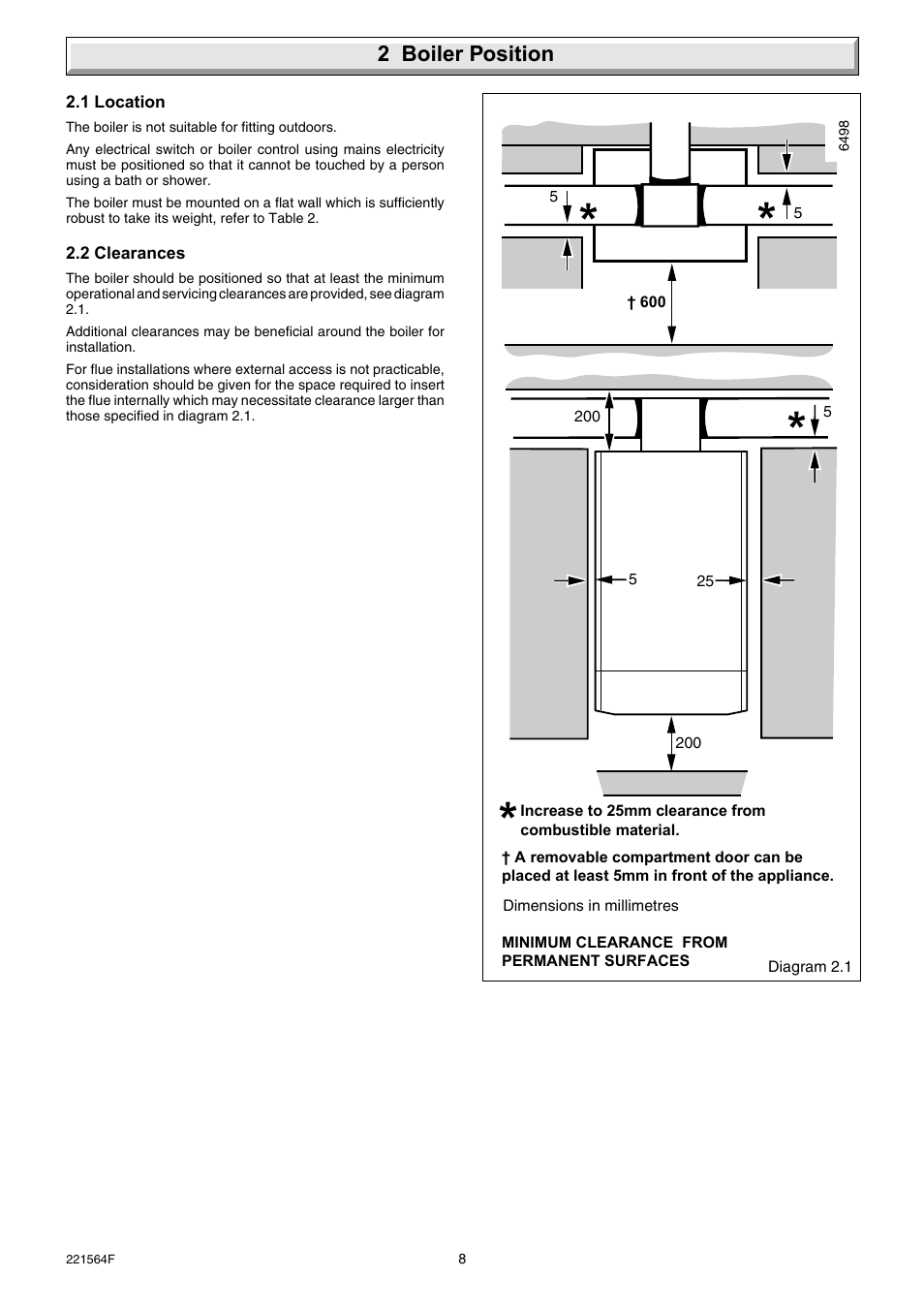 Glow-worm Energy Saver 80 - 100 and Gave Valve User Manual | Page 8 / 40