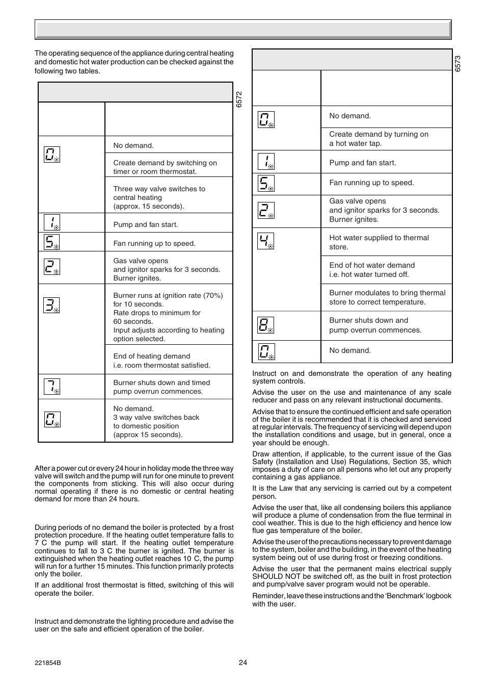 11 commissioning | Glow-worm EnergySaverCombi 100 User Manual | Page 24 / 36