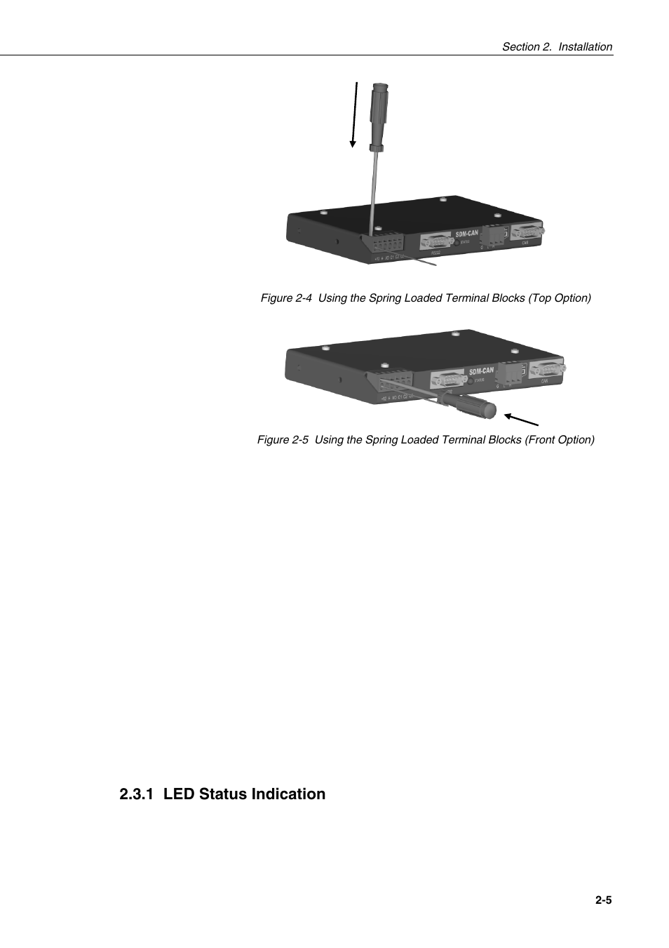1 led status indication | Campbell Hausfeld SDM-CAN User Manual | Page 15 / 74