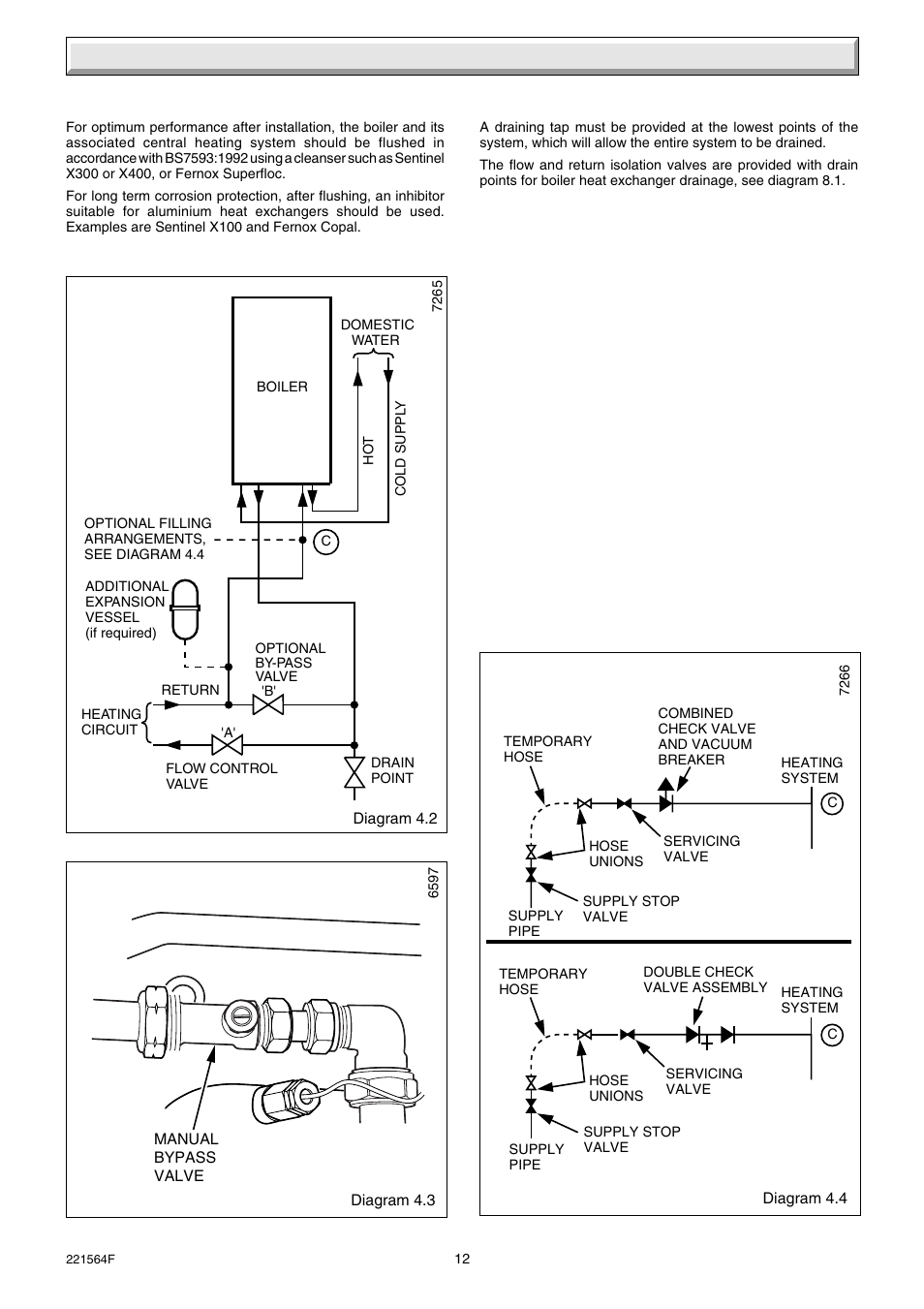 4 heating system | Glow-worm Energysaver Combi 80-100 User Manual | Page 12 / 36