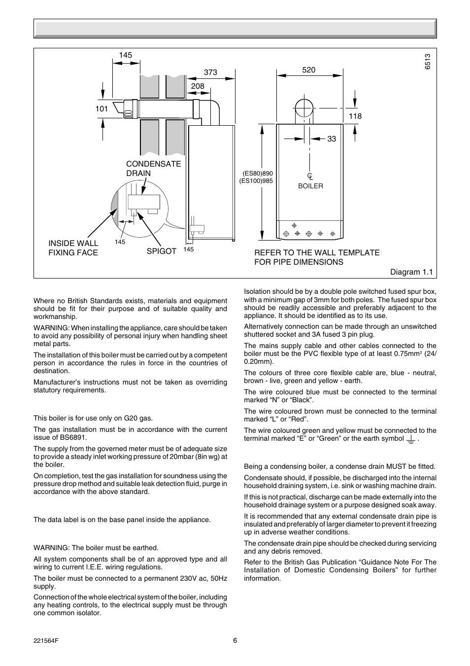 1 general information | Glow-worm Energysaver Combi 80-100 User Manual | Page 6 / 36